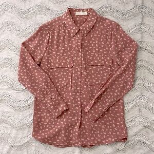 Pink Floral Blouse by Elodie, Small